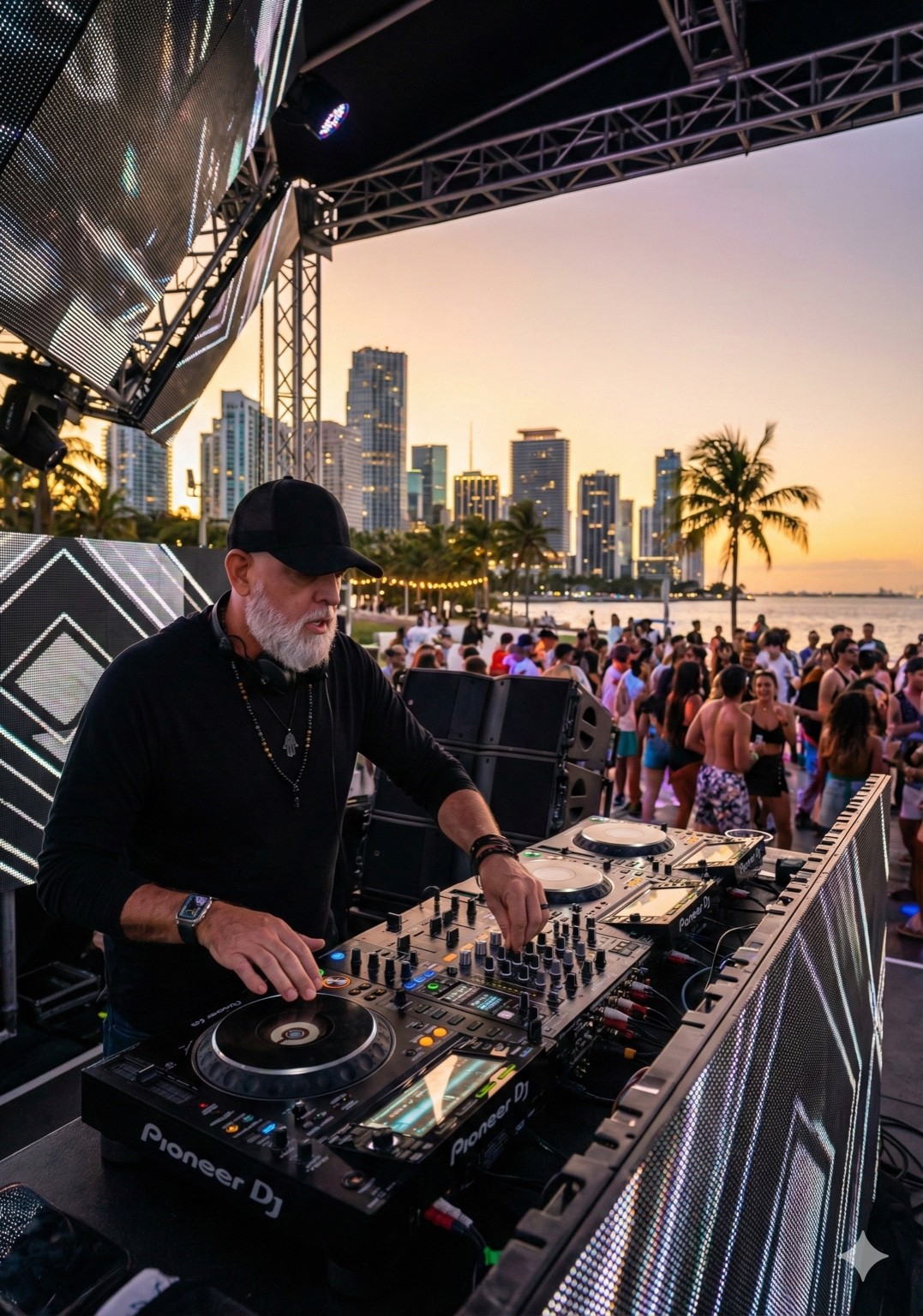 Stage performance with crowd